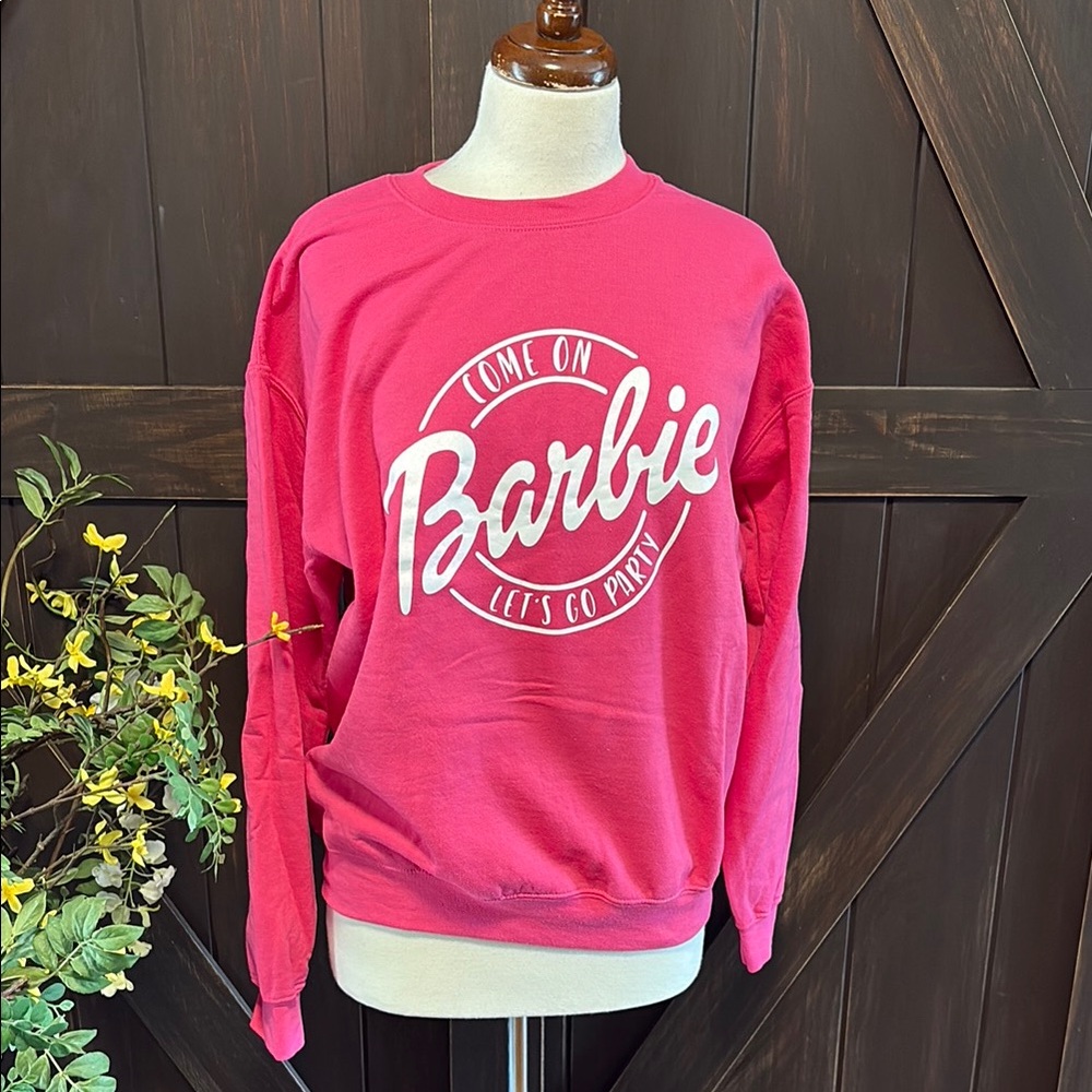 Hot Pink Barbie Crewneck Sweatshirt